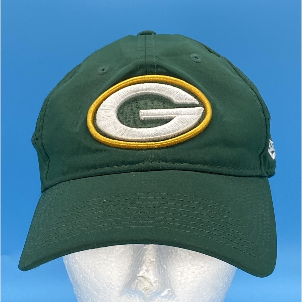 New Era‎ 9Twenty Green Bay Packers Strapback Green Yellow Canvas Hat Cap NFL